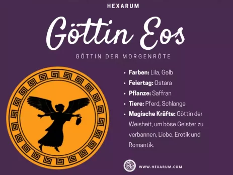 Göttin Eos - Göttin der Morgenröte