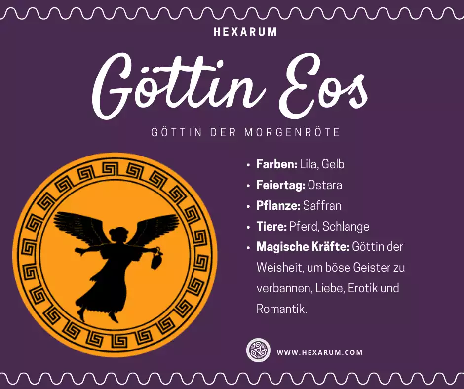 Göttin Eos - Göttin der Morgenröte